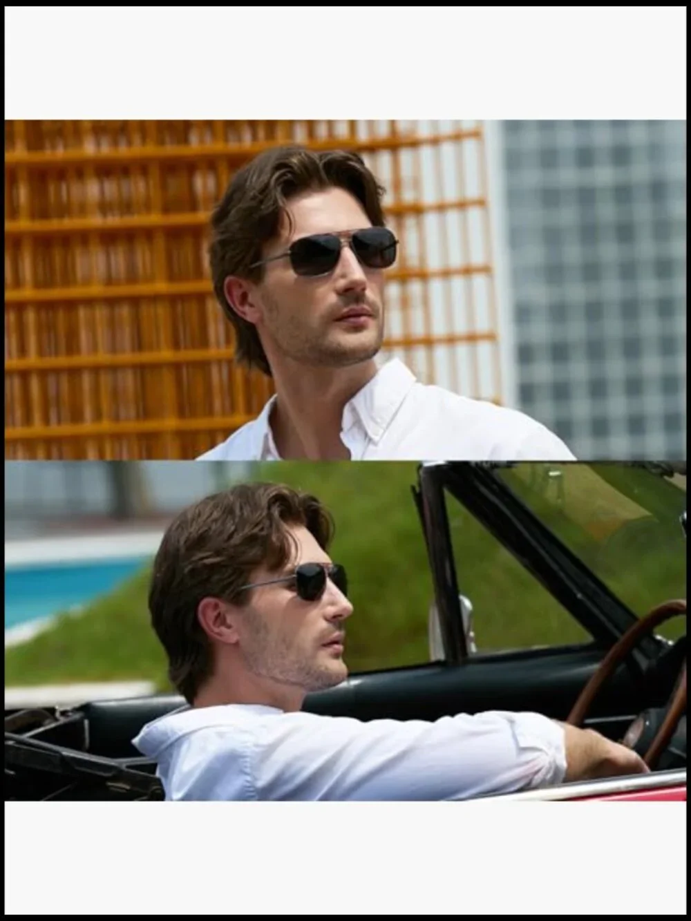 Polarized Aviator Sunglasses UV400 Protection Lightweight Pilot Sun Glasses